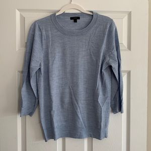 J Crew Blue Light Sweater